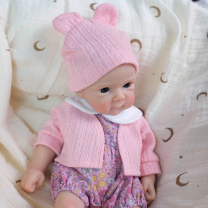 Bébé reborn Bettie en silicone souple de 30 cm petite fille