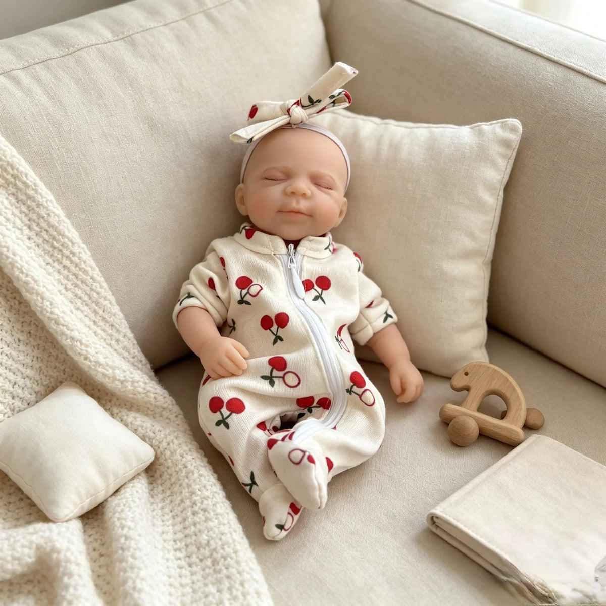 20cm Soft Silicone Mini Reborn Twin Girls-Pascale and Sebastian