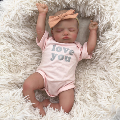 20 Inches Lifelike Rosalie Reborn Dolls Girl In Pink Clothes