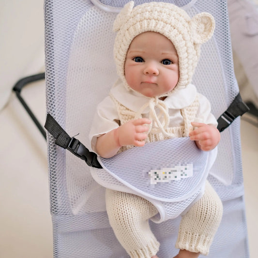 Poupée bébé reborn de 19 pouces avec corps entièrement en vinyle et aspect réaliste-Bettie