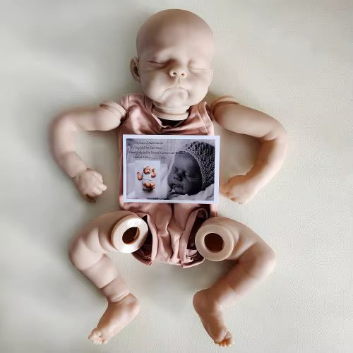 Poupée Reborn Eric non peinte yeux fermés 21 pouces