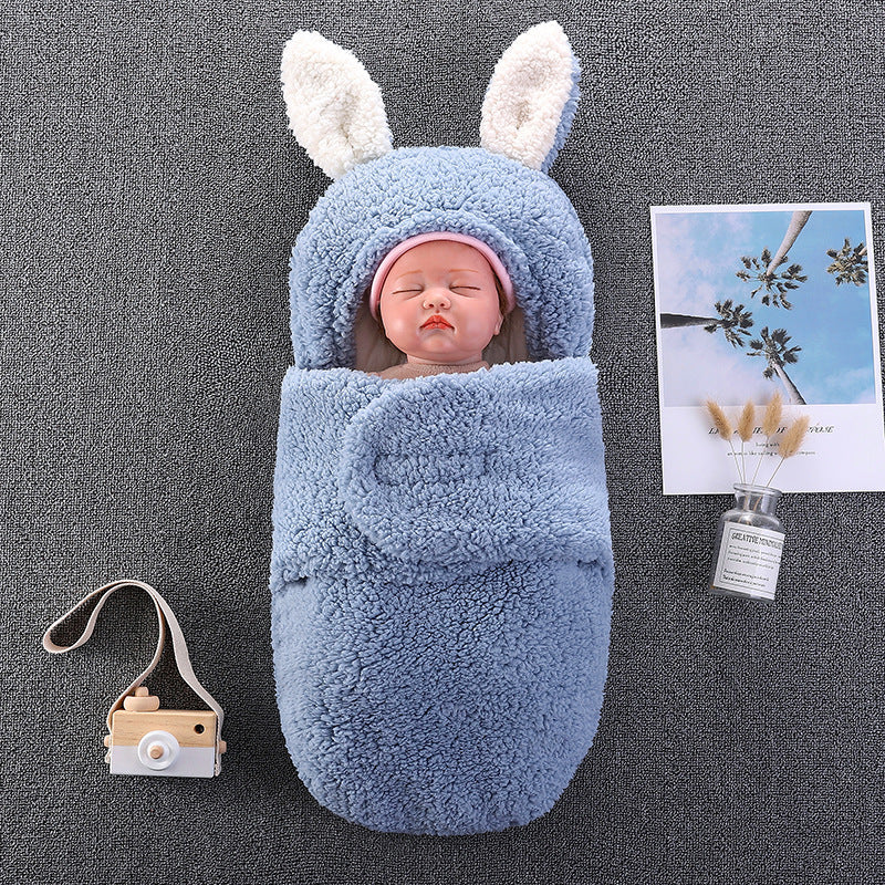 Peluche Grandes Oreilles Sac de Couchage Bébé pour Poupées Reborn de 16 à 24 pouces