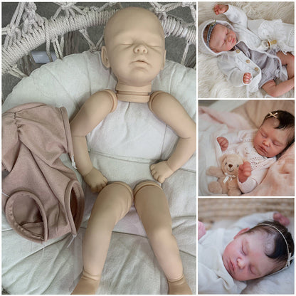 20 Pouces Fermer les Yeux Avelee Kit de Bébé Reborn Vierge Bricolage