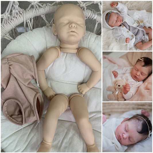 20 Pouces Fermer les Yeux Avelee Kit de Bébé Reborn Vierge Bricolage