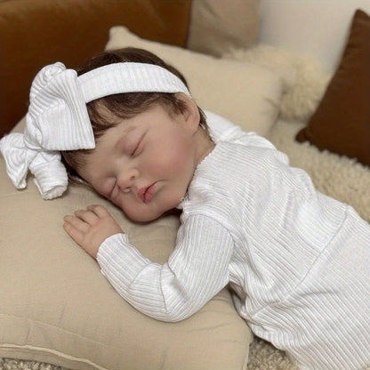 19 inches 3D-Paint Closed Eyes Short Hair Reborn Doll Irys