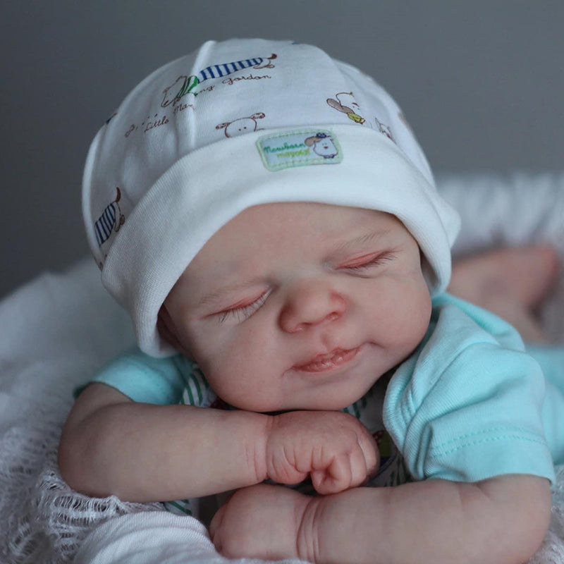 Kit de poupée Pasale Reborn non peintes yeux fermés 19 pouces