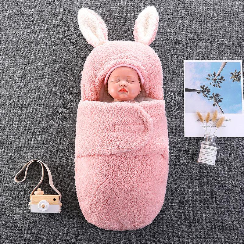 Peluche Grandes Oreilles Sac de Couchage Bébé pour Poupées Reborn de 16 à 24 pouces