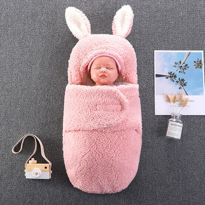Peluche Grandes Oreilles Sac de Couchage Bébé pour Poupées Reborn de 16 à 24 pouces
