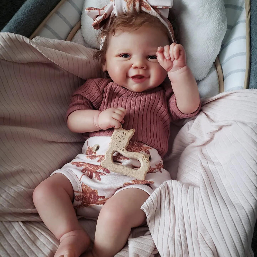 Poupées Reborn aux yeux ouverts de 19 pouces-Vivi