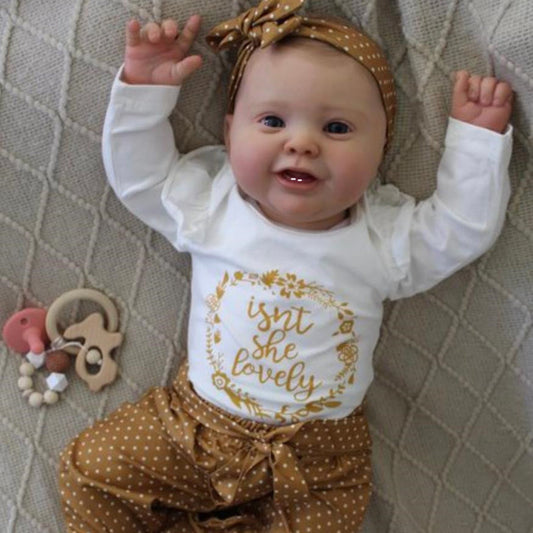 Poupée Reborn Orville de 24 pouces/60 cm avec les yeux ouverts-Kodi