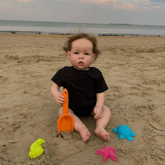 20 Pouces Réaliste Honor Les Yeux Ouverts Garçon Poupée Reborn -Liam Série