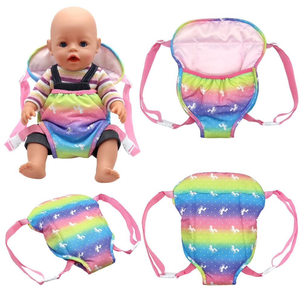 Joli sac à dos porte-bébé pour poupées Reborn de 16 à 20 pouces