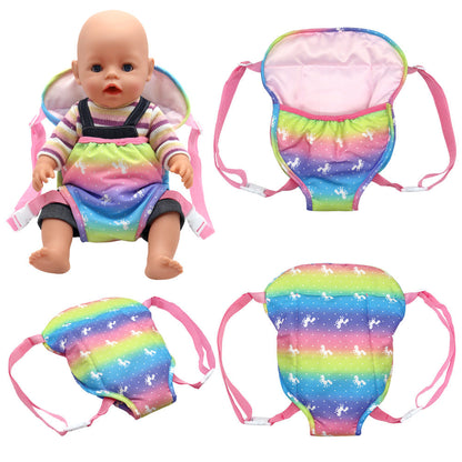 Joli sac à dos porte-bébé pour poupées Reborn de 16 à 20 pouces
