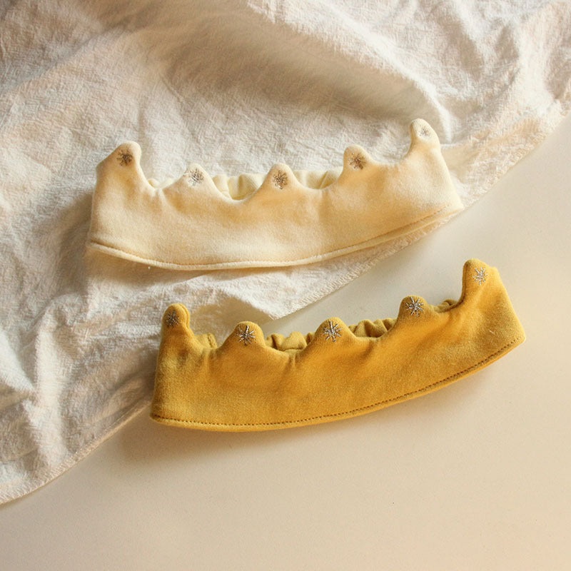 Ensemble 2 pièces bandeau et chaussettes pour bébé couronne mignonne