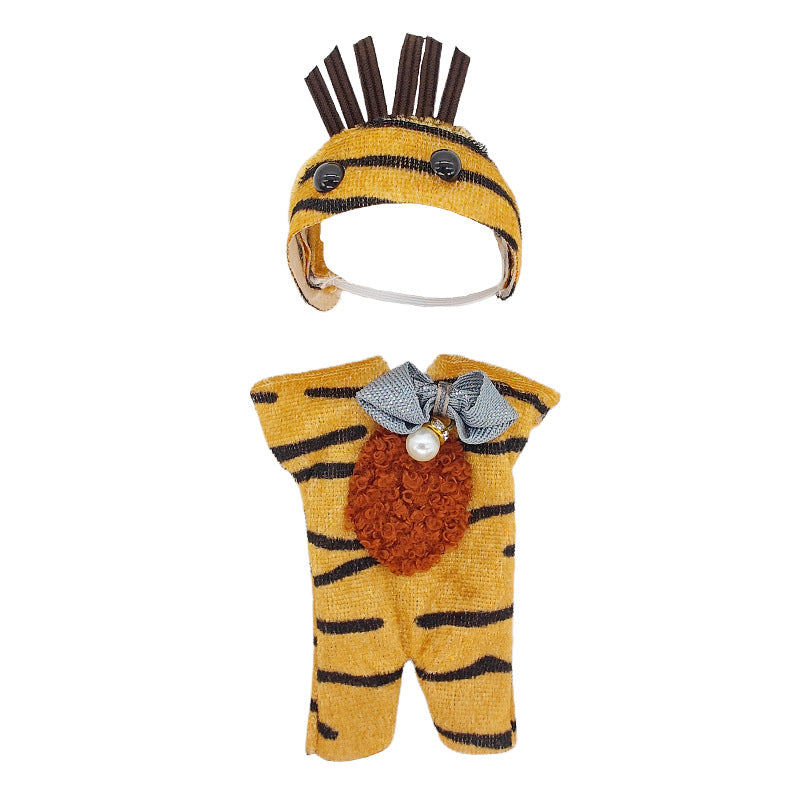 Robe de dessin animé pour mini-poupées de 15 cm et 6 pouces