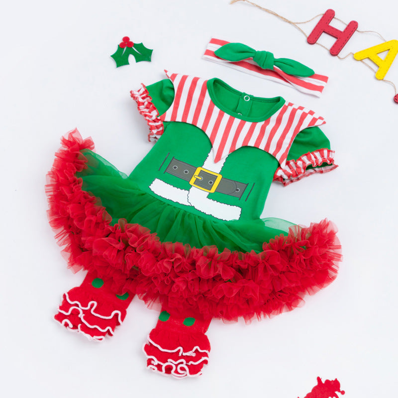 Jolie robe de Noël 3 Pièces pour Poupées Reborn de 21 à 23 Pouces