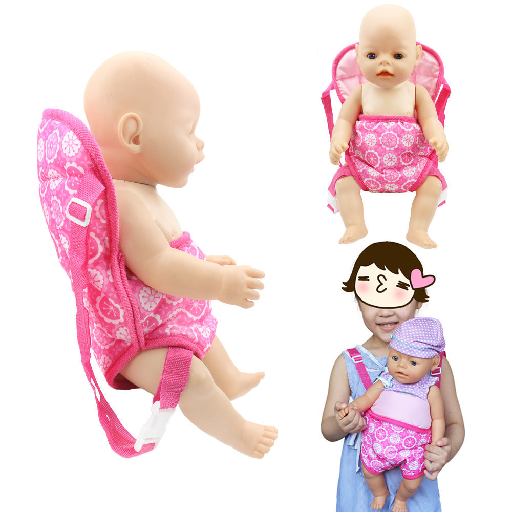 Joli sac à dos porte-bébé pour poupées Reborn de 16 à 20 pouces