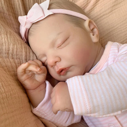 Earl 19 pouces poupées reborn réalistes avec les yeux fermés-Sam