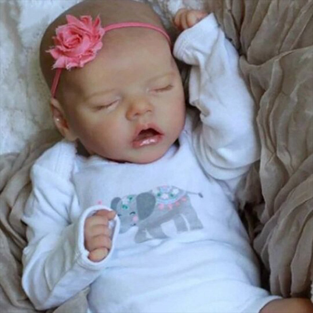 Reborn Twin A 17" Malani réaliste bébé poupée fille