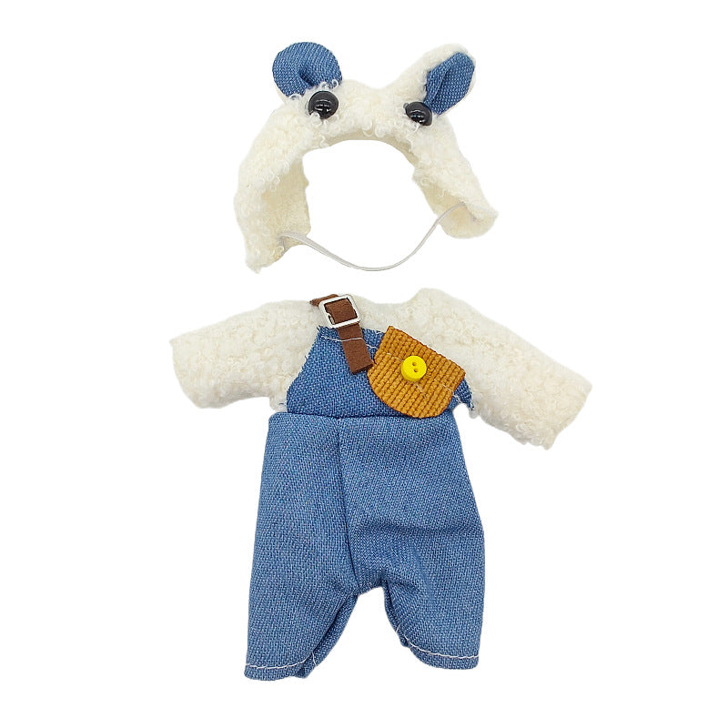 Robe de dessin animé pour mini-poupées de 15 cm et 6 pouces