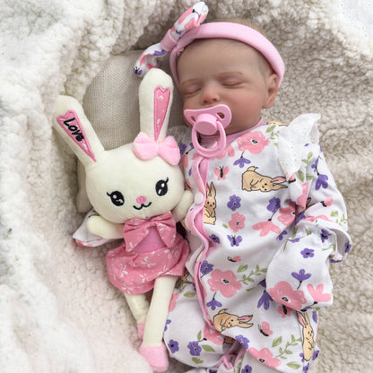 20 Inches Realistic Closed Eyes Rosalie Reborn Doll Girl