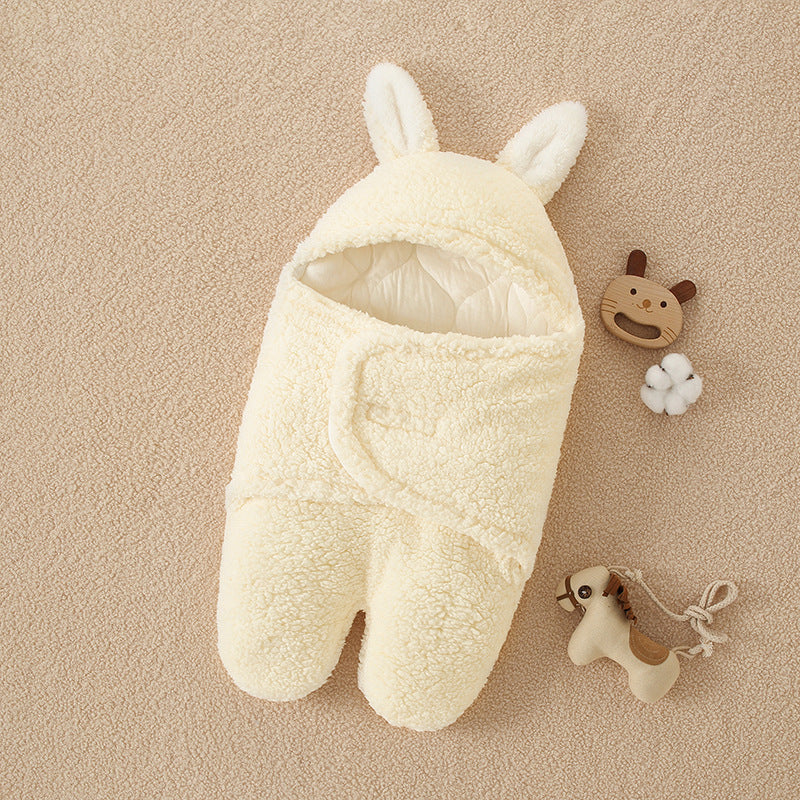 Jambes écartées Sac de Couchage en Peluche Grandes Oreilles pour Poupées Reborn de 16 à 24 pouces