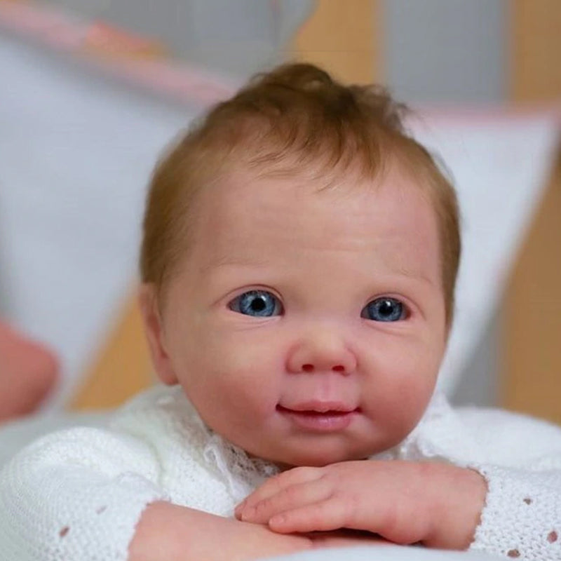 Kit de poupée Reborn Fleur en vinyle souple de 21 Pouces