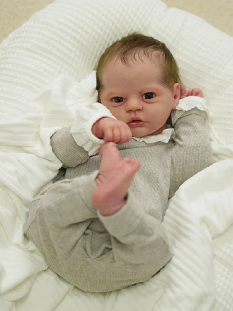 19 pouces Novia yeux ouverts cheveux courts Bébé Reborn-Evi