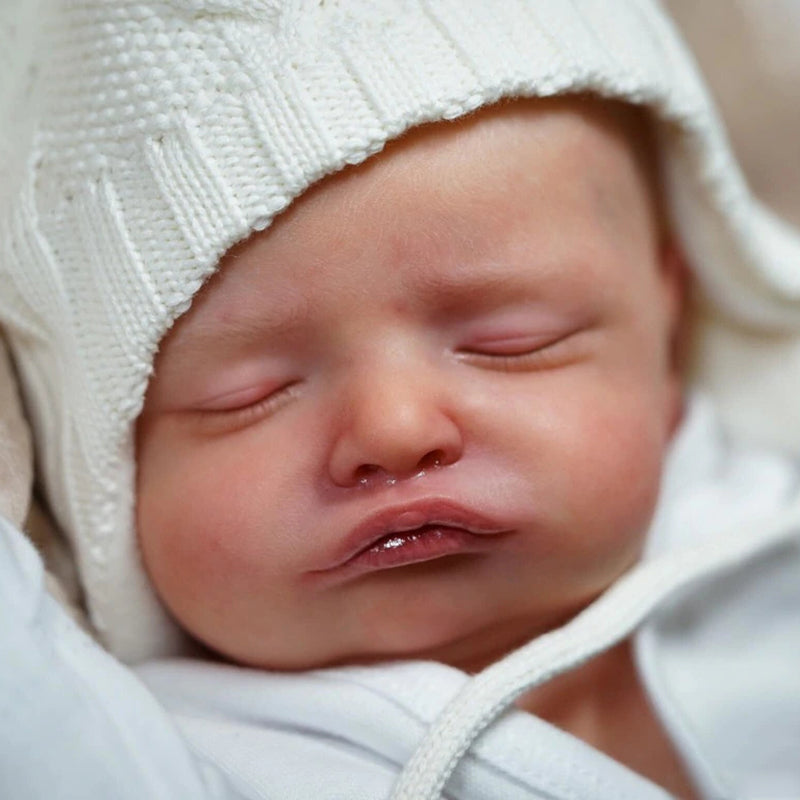 20 Pouces Rosalie bricolage vierge non peint non fini fermer les yeux Kit de poupée