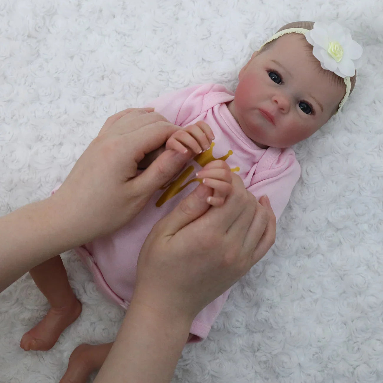 16 Inches Lifelike Open Eyes Reborn Doll Tink