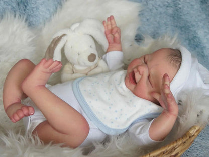 Maria Reborn Poupées en pleurs de 18 pouces avec cheveux peints