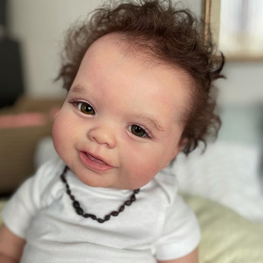 Bébé Reborn Fille Renee Yeux Ouverts Réaliste de 22 Pouces