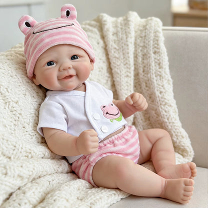Poupée reborn Vivienne en silicone souple de 30 cm