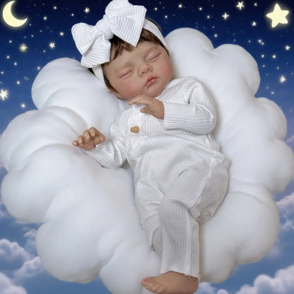 19 inches 3D-Paint Closed Eyes Short Hair Reborn Doll Irys