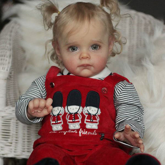 Poupée Reborn de 23 pouces Douce Rita Yeux ouverts - Série Maggie