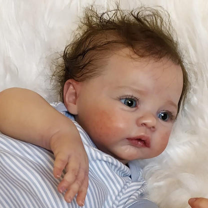 Poupées Reborn à yeux ouverts de 19 pouces garçons/filles-Meadow