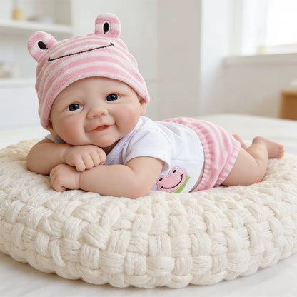 Poupée reborn Vivienne en silicone souple de 30 cm