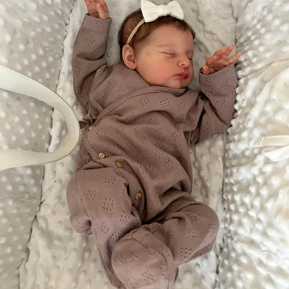 Poupées Reborn Filles Susanna Fermer les yeux de 19 pouces-Laura