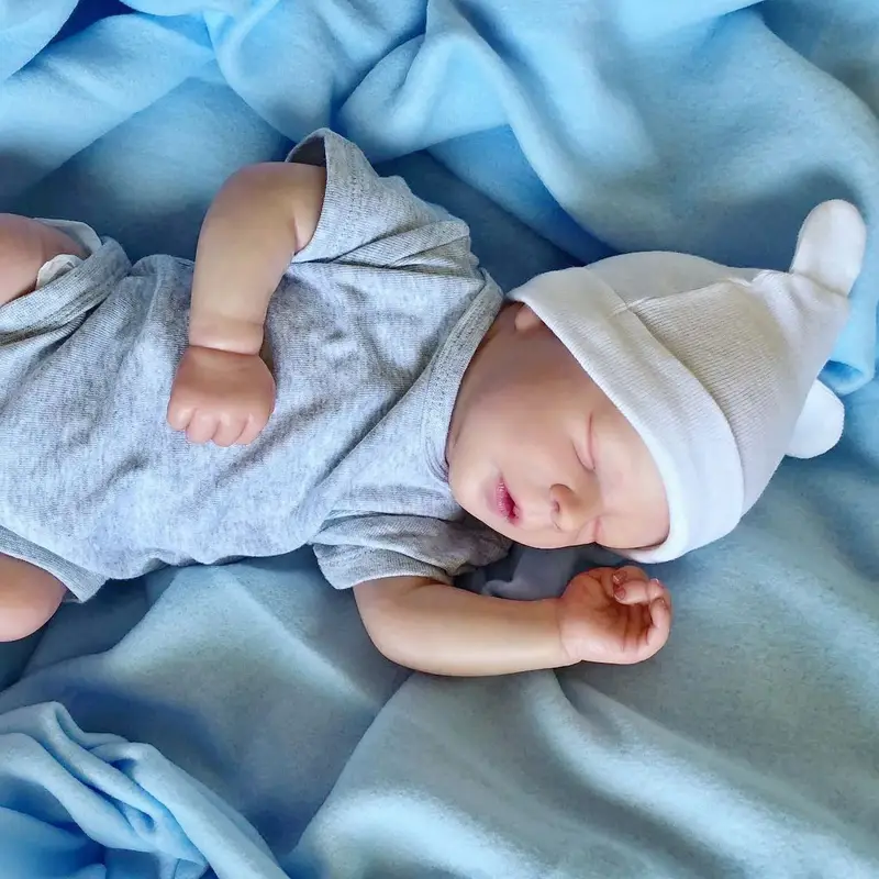 Poupées Reborn Darren endormies de 18 pouces yeux fermés garçons/filles