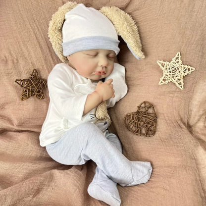 20 Inches 3D Skin Closed Eyes Loulou Reborn Baby Boy