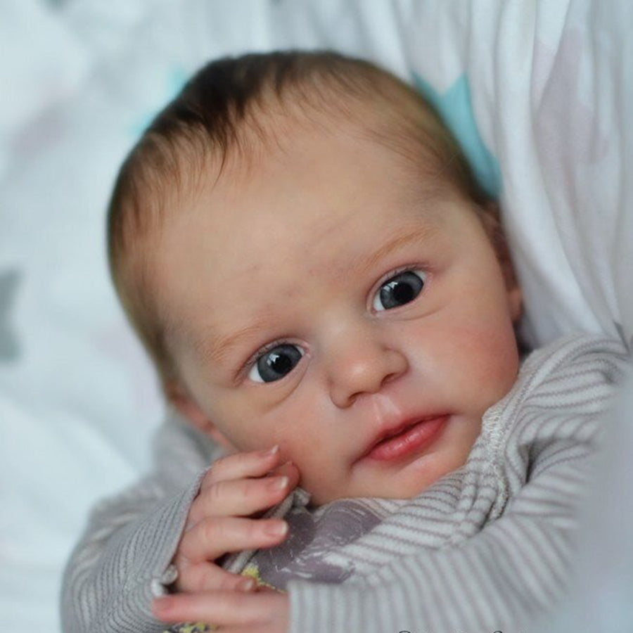 Kit de poupée vierge Reborn Mika DIY de 19 pouces