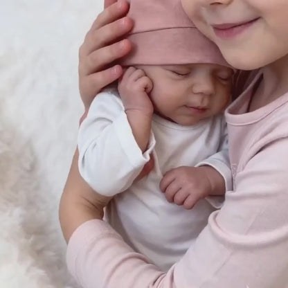 19 Inches 3D-Paint Lifelike Closed Eyes Newborn Reborn Reborn Doll-Pascale